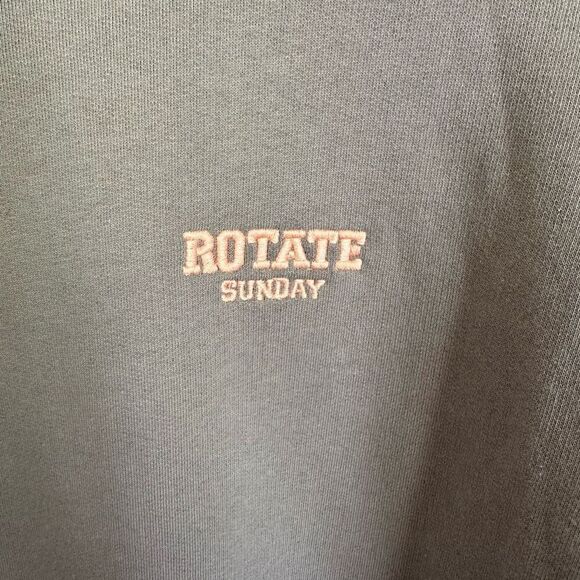 ROTATE BIRGER CHRISTENSEN grey Iris “ROTATE Sunday” oversized crewneck sweatshir - Picture 5 of 11